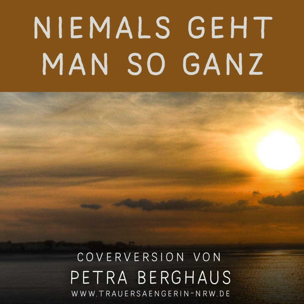 "Niemals geht man so ganz" Cover Petra Berghaus